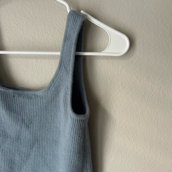 Reformation Blue Knit Tank Top size small - Picture 5 of 7